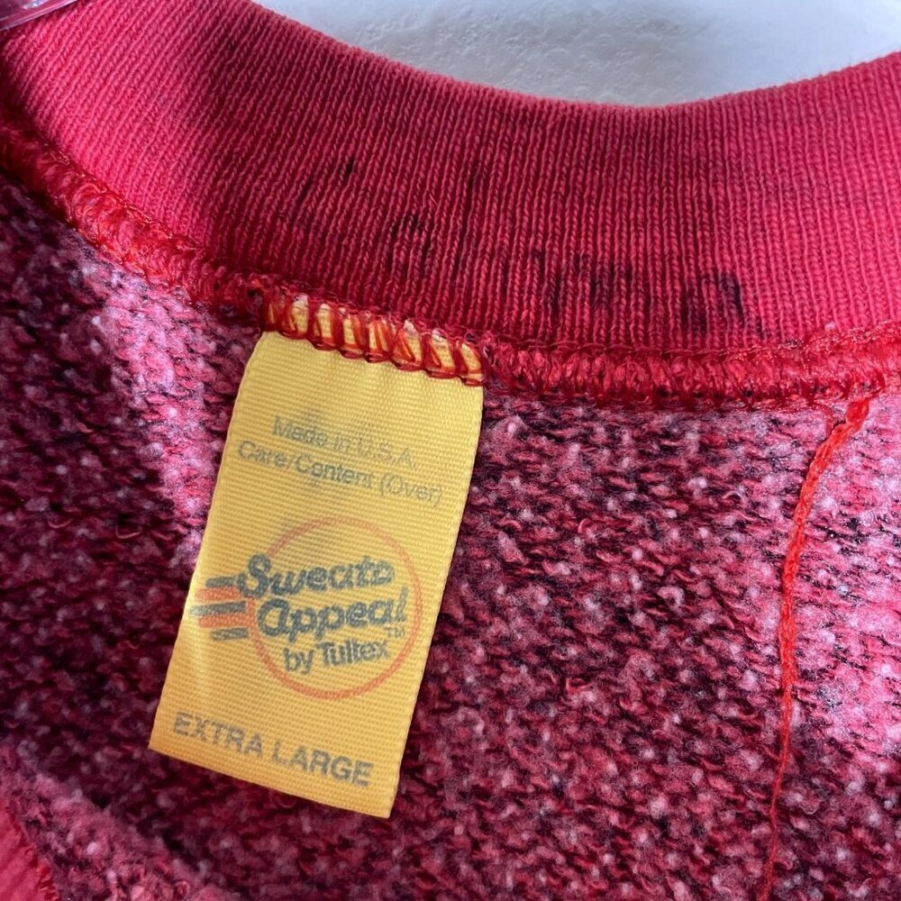 Vintage Sweats Appeal Tultex Crewneck Sweatshirt XL Grandmacore Granny Comfy - Picture 3 of 6